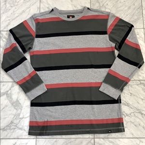 Quicksilver Striped Knit Long Sleeve Boys Size XL